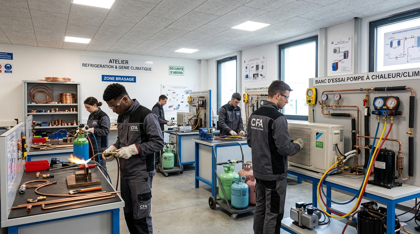 CAP Installateur en froid et conditionnement d'air – Formation initiale